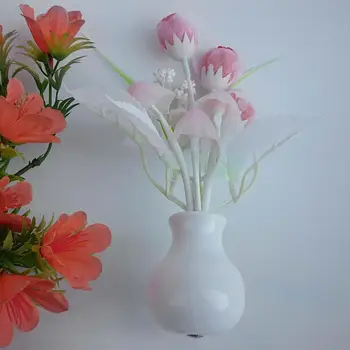

Night Light LED Automatic Indoor/Outdoor Bathroom Electric Lamp Angel Wall Lamp Induction Light Mushroom Bright Creative