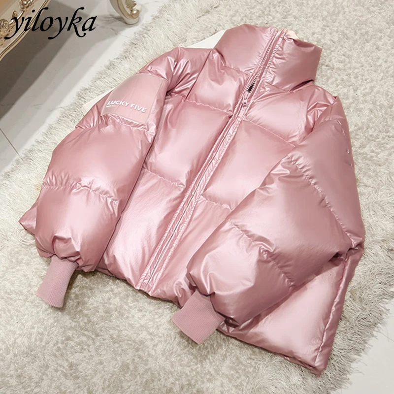 

New Bright Waterproof Women's Jacket Parka Winter Windproof Warm Female Jackets Padded Down Parkas Fashion Casual Women Coat