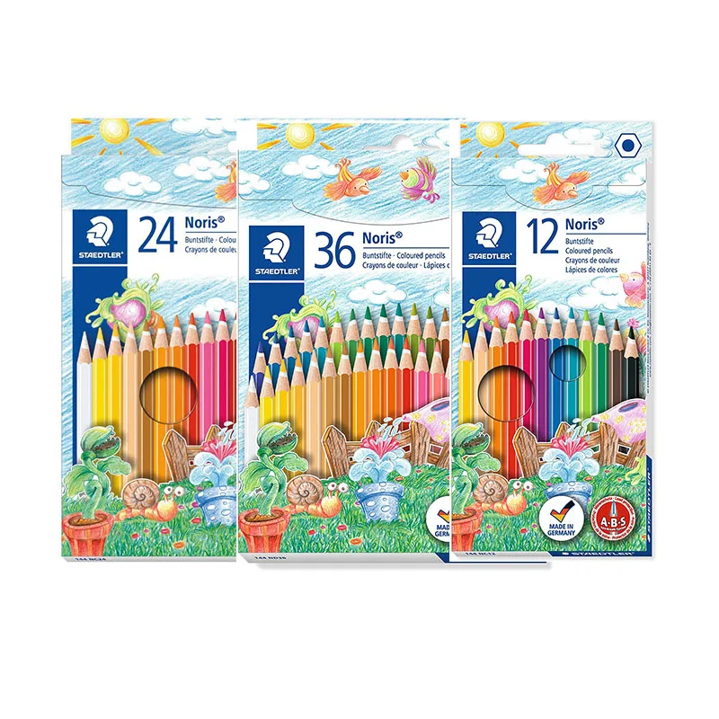 

Staedtler Noris Club 144 NC12/24 ND36 Oiliness Colouring Pencils - Assorted Colours