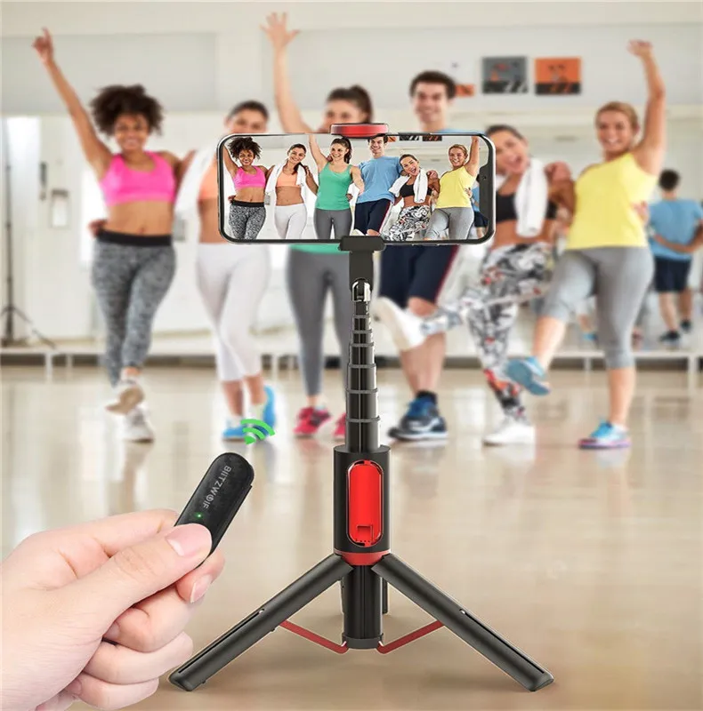 Мини Bluetooth Портативный селфи палка беспроводной селфи штатив алюминиевый 360 градусов Вращение Штатив монопод для IOS Android телефонов