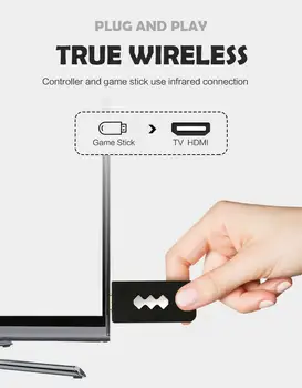 

USB Wireless Handheld Video Game Console Classic Games 8 Bit Mini Video Console Support HDMI Output download game to TF card