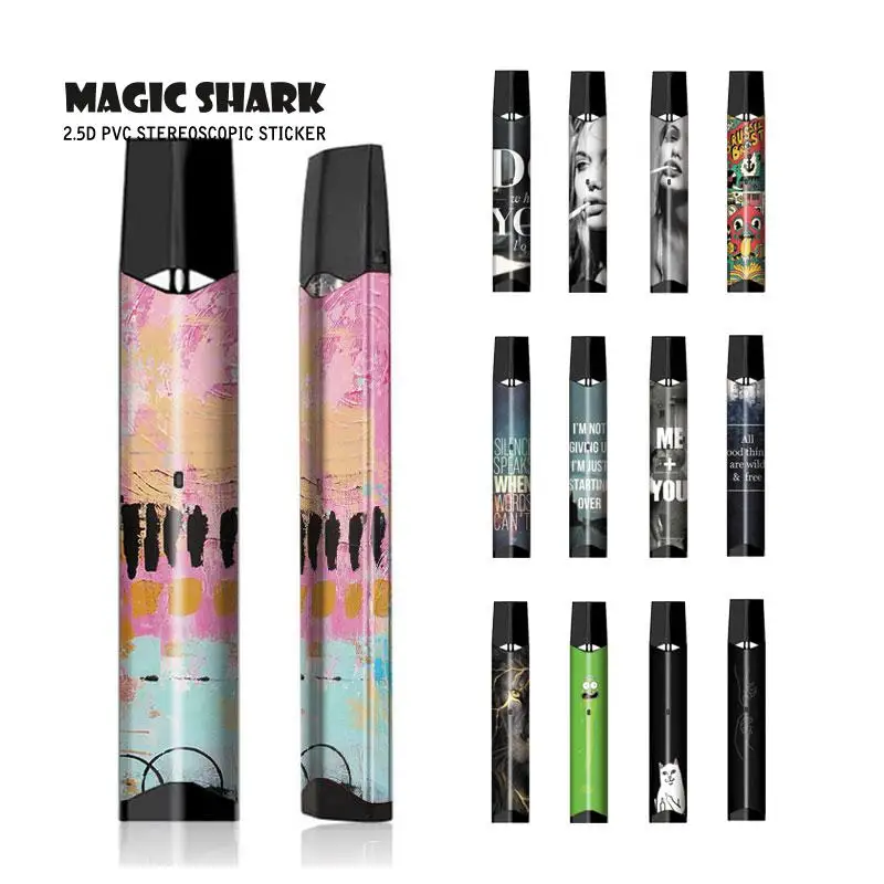 Magic Shark Cat Painting You Jump I ME + YOU Julie Lion стикер на полную длину Пленка чехол для Smok Infinix 2 Vape