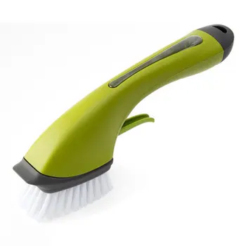 

long handle cleaning brush / household stove small brush kitchen washing pot brush tile sink gap cleaning brush 1pcs