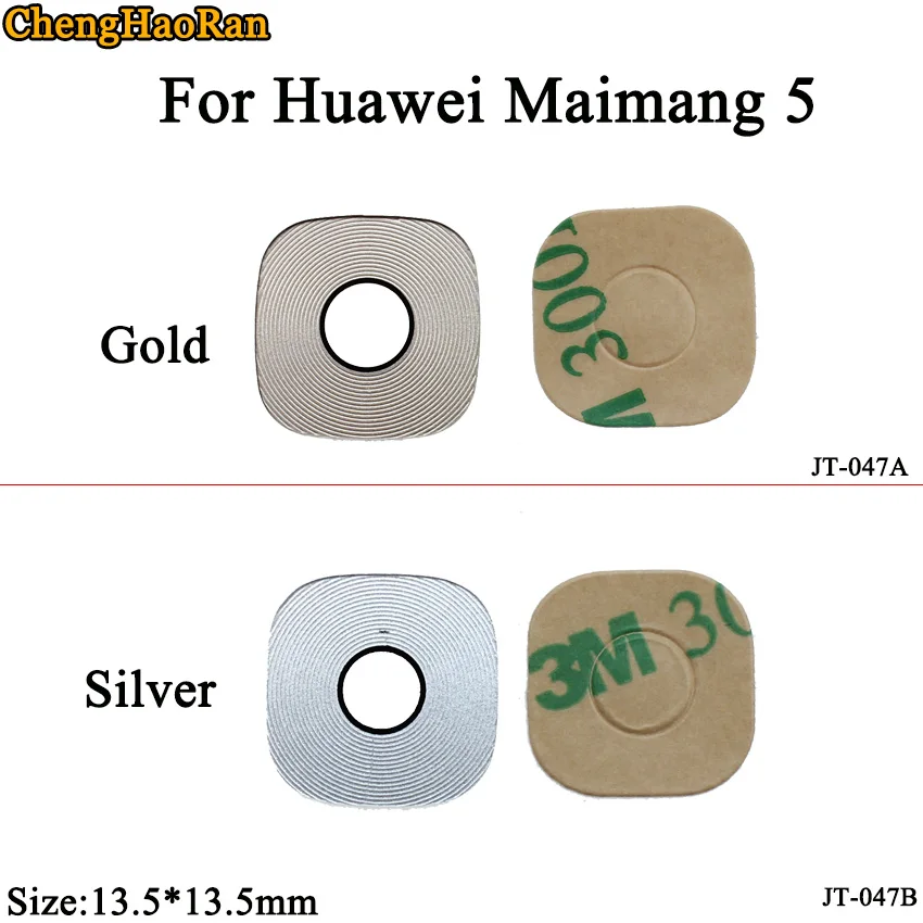 ChengHaoRan 10 шт. 13 5x13 5 мм для Huawei maimang новая задняя камера стеклянная крышка объектива