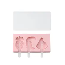 Покрытая форма для мороженого с крышкой силиконовая форма для мороженого домашняя ручная работа Diy Форма для мороженого