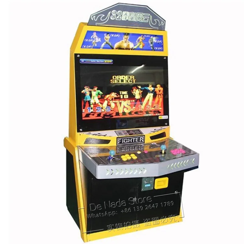 Indoor Game Room Electronic Amusement Device Token Coin Operated Arcade Cabinet Video Simulator Game Machine