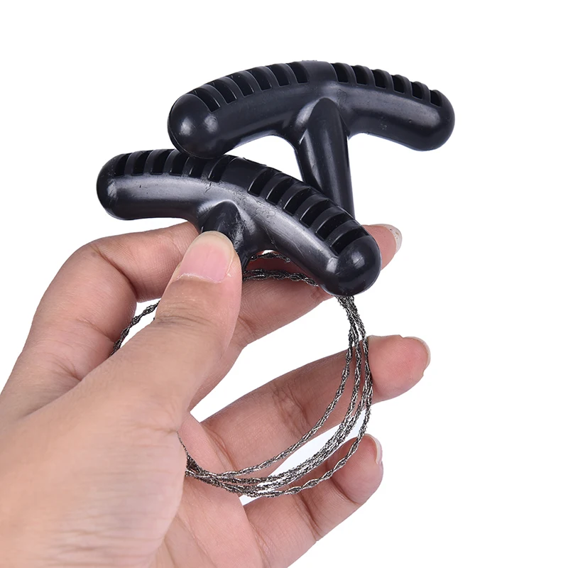 Manual Hand Steel Rope Chain Saw Practical Portable Emergency Survival Gear Steel Wire Kits Travel Tools Outdoor Camping Hiking 6