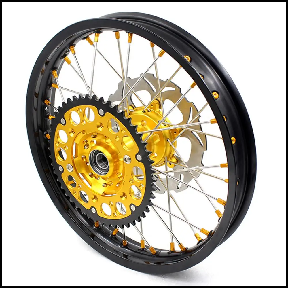 KKE 21/18 мотоциклетный обод спицевые колеса полный Enduro комплект для SUZUKI DRZ400SM 2005 2020