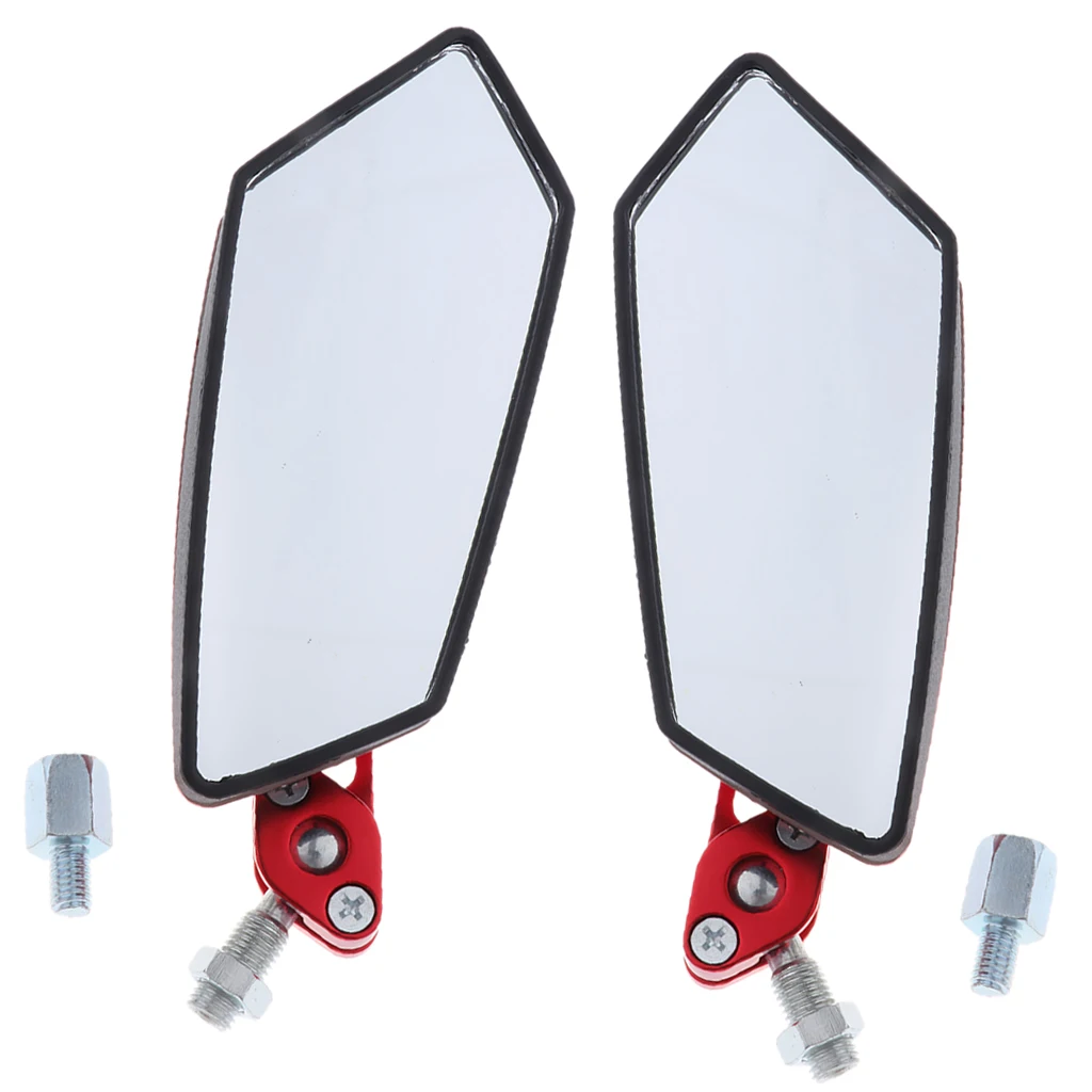Motorcycle Scooter Moped Rearview Mirror 8/10mm For XF125/ZY100T