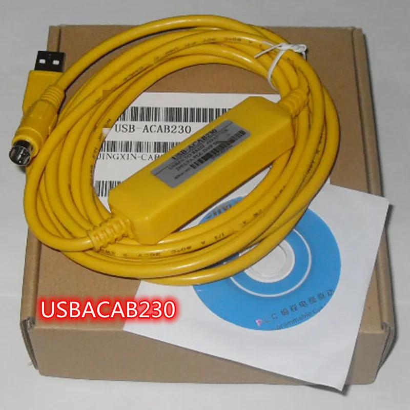 Кабель USBACAB230 Delta PLC для программирования USB-адаптер RS232 кабеля серии USB-DVP ES EX EH EC SE SV