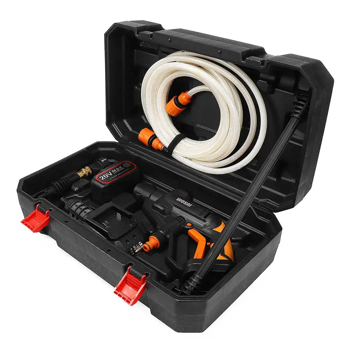 20V 320PSI 4000mA/2600mAh аккумуляторная автомобильная мойка высокого Давление автоматическая стиральная машина Электрический Чистой Воды Пистолеты устройство автомобиля шланг