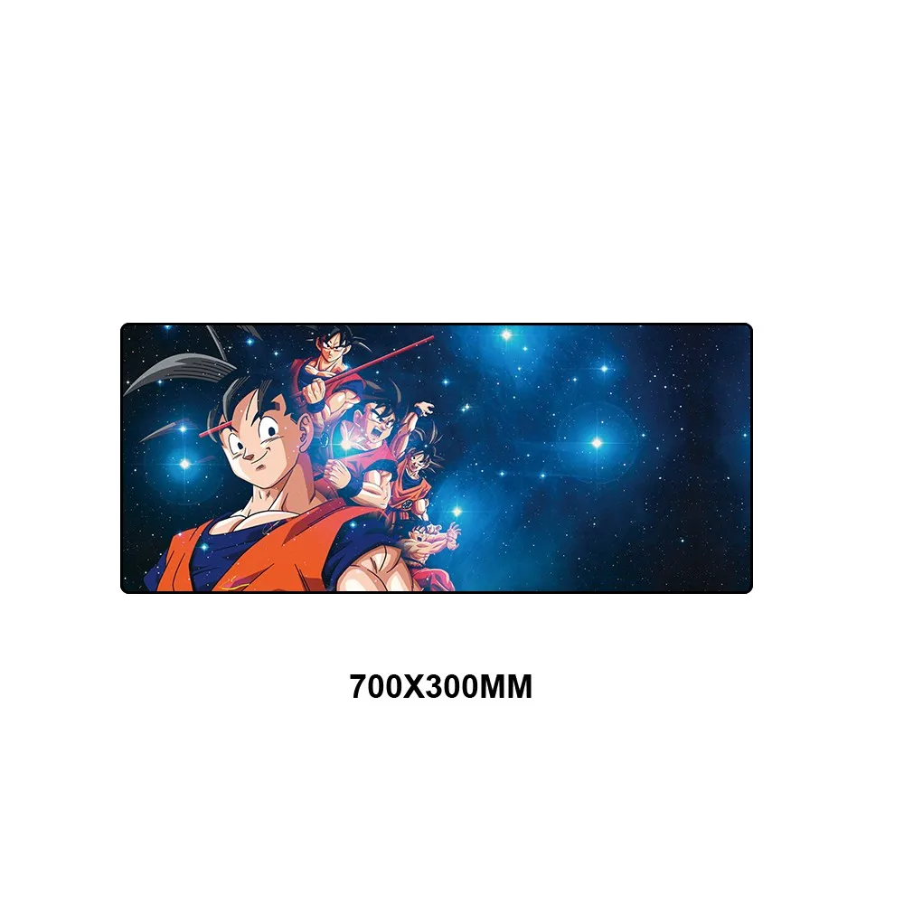 DRAGON BALL Коврик для мышки с аниме клавиатура Коврик геймер резиновый замок край Notbook коврик для мыши большой игровой коврик для мыши ПК настольный коврик мышь 70x30 мм - Цвет: QLZ-005