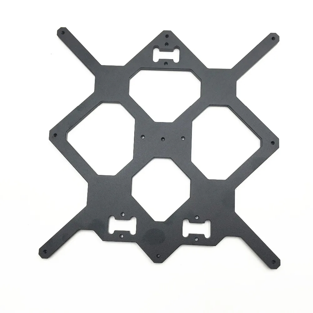 Клонированный Prusa i3 MK3 3d принтер Алюминиевый Y карета с 3 шт. нейлоновые зажимы держа LM8UU для Prusa i3 3d принтер запчасти