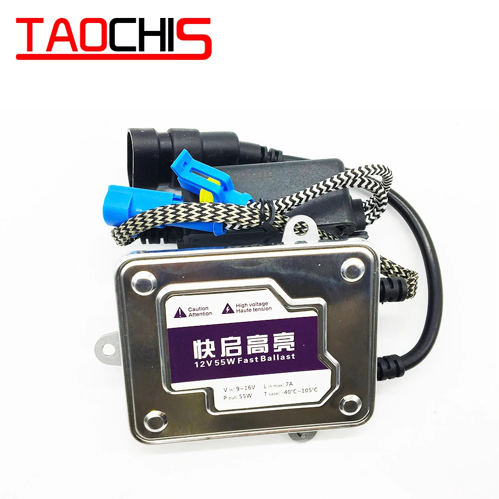 

TAOCHIS Auto Xenon HID slim ballast 55W Fast Start Replacement Ignition Block Headlight Xenon Light car Styling Fast Bright
