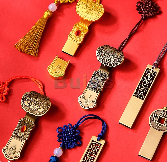 Флэш-память 32 Гб в китайском стиле деловые подарки горящий диск красивое