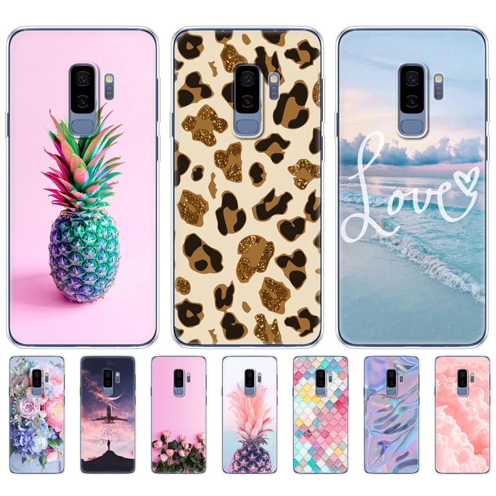 Чехол для Samsung Galaxy S9/S9 PLUS мягкий силиконовый чехол из ТПУ Plus телефона полностью 360