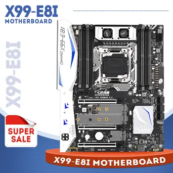 شراءJINGSHA X99 E8I اللوحة الأم دعم إنتل سيون E5 LGA2011-3 جميع سلسلة DDR4 ECC REG ذاكرة NVME USB3.0 ATX الخادم