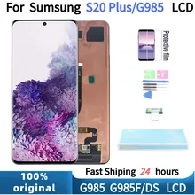 

100%Original Super AMOLED Lcd Screen For Samsung Galaxy S20 Plus G985 G985U G985F/DS Lcd Display Touch Screen Digitizer Assembly