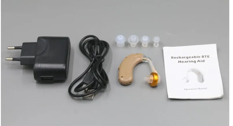 1 шт. Новый AXON C 109 перезаряжаемый BTE слуховой аппарат аналоговый звук голосовой