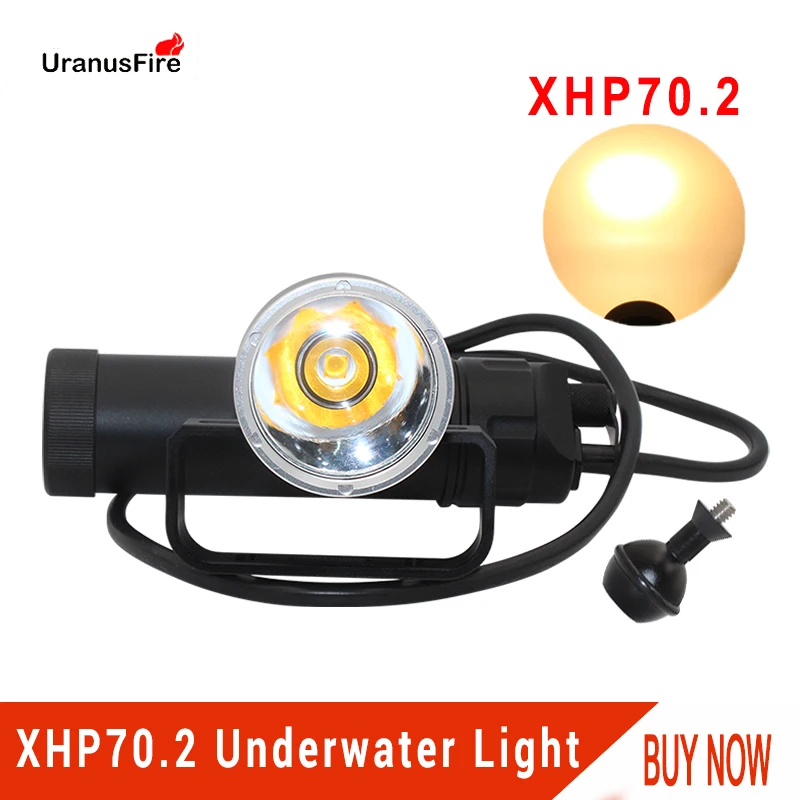 XHP70.2 светодиодный фонарик для дайвинга 4000 мл Водонепроницаемый Подводное видео с фонарем 28 Вт Мощный канистра Сплит Тип Дайвинг Подводный факел
