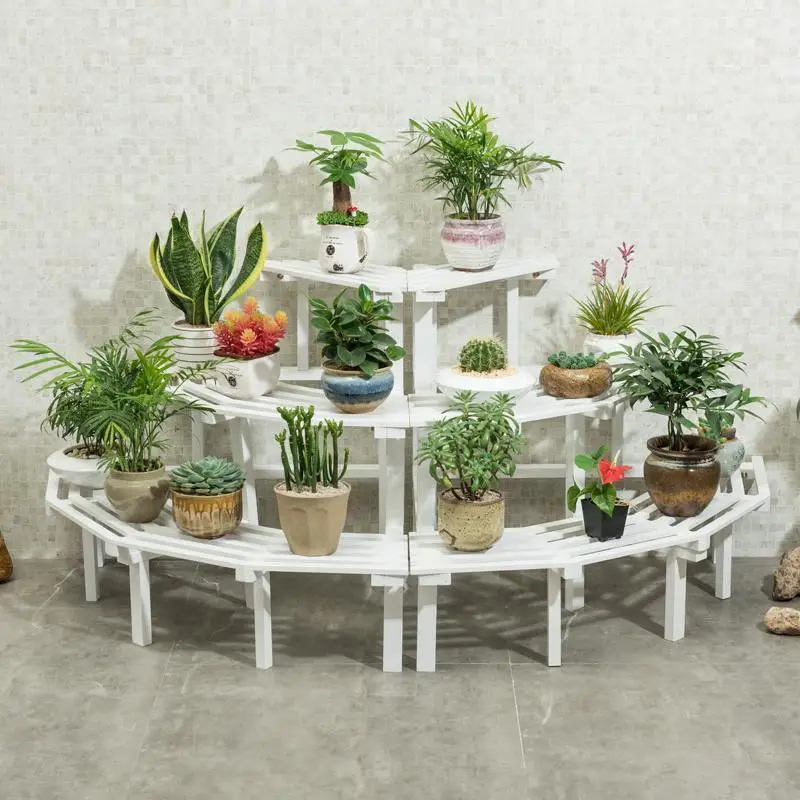 Para Macetas стойка для лестницы Jardin Estanteria Plantas Rak Bunga деревянная Крытая растительная