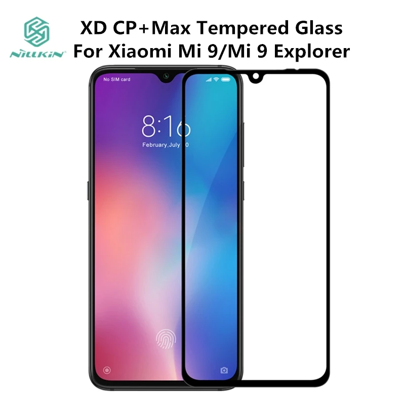 NILLKIN для Xiaomi mi 9/mi 9 Explorer закаленное стекло полное покрытие CP+ Max XD Защитная пленка для экрана для mi 9 Explorer Передняя стеклянная пленка
