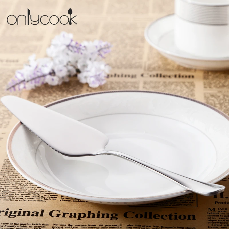 Onlycook 2 палочки из нержавеющей стали лезвие лопаты для торта треугольная лопатка для пиццы инструмент для выпечки резак для сыра