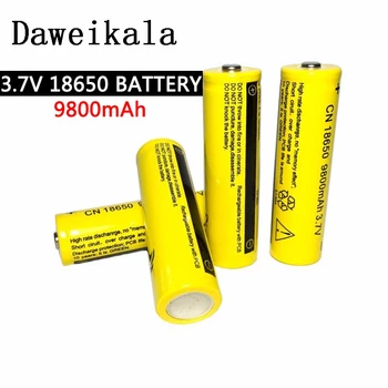 

10pcs/set 18650 battery 3.7V 9800mAh rechargeable liion battery for Led flashlight Torch batery litio battery+ Free Shipping