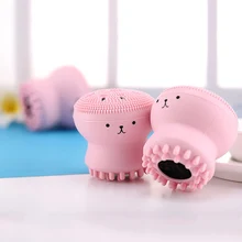 Sicone кисть для очистки дица очищающее средство для лица Очиститель пор отшелушивающий скраб для лица моющая кисть для ухода за кожей массажный инструмент TSLM1