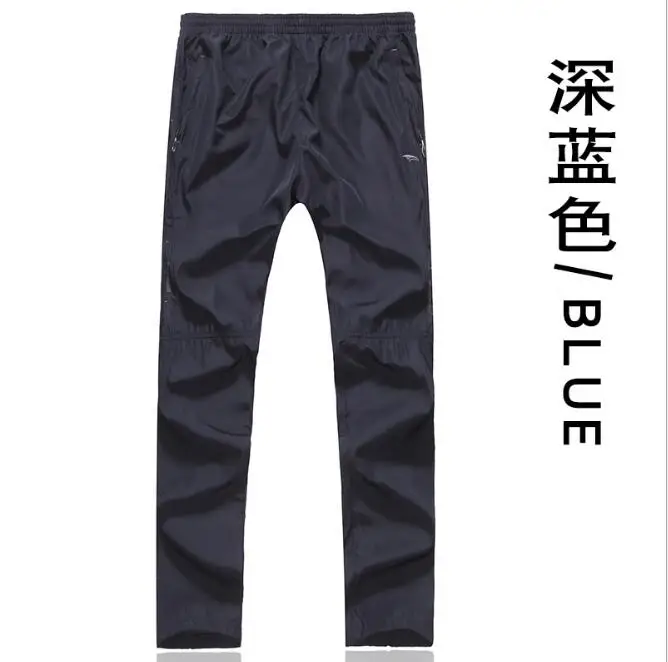 004 navy Мужские спортивные штаны размера плюс 4XL 5XL 6XL, мужские спортивные штаны для занятий спортом, мужские спортивные штаны с карманами - Цвет: 004 navy