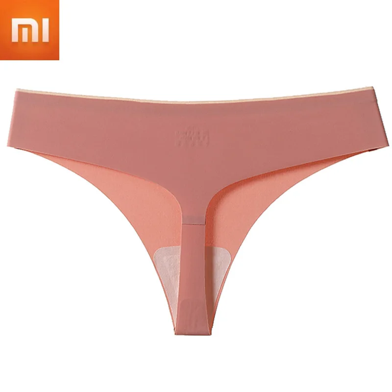 3pcs Xiaomi Sexy Woman Underwear G-string Seamless Silk Panties Mulberry Thongs Female Underpants Lady Sports T-back Briefs | Электроника