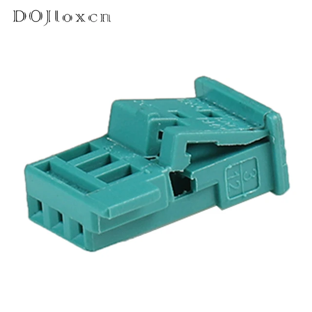1/2/5 Sets  2 3 4 Pin Suitable For BMW Rain Sense Atmosphere Light Door Light Connector Tweeter Green Plug 968813-9 1355600-9 3p female