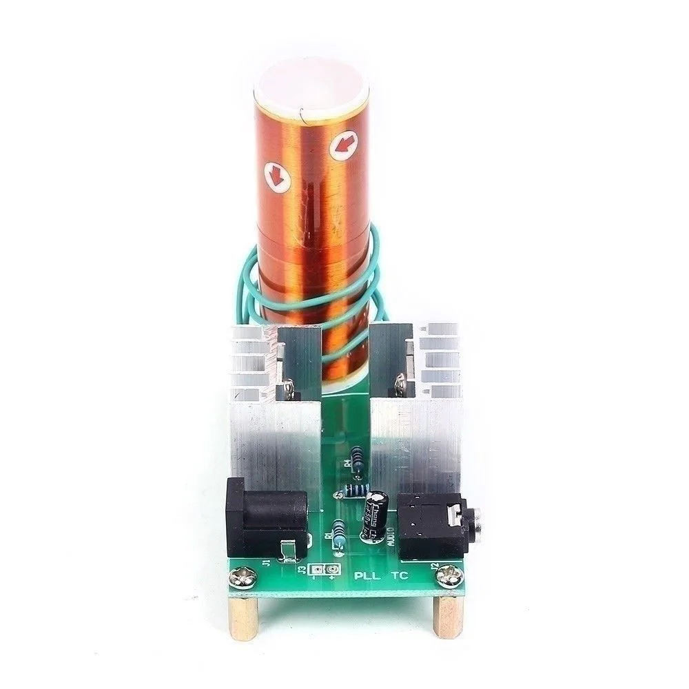 

Kits Tesla Coil Kit 2A 15W DIY DC15-24V 3.5mm Power Mini Plasma Electronic Kit New Arrivals