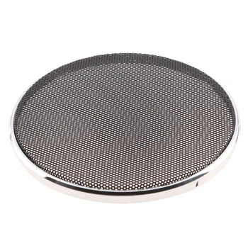 

2Pcs Speaker Decorative Circle Protective Cover Grille Mesh, 6.5inch+5inch