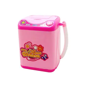 

Mini Simulation Washing Machine Children Kids Home Pretend Educational Play Toy