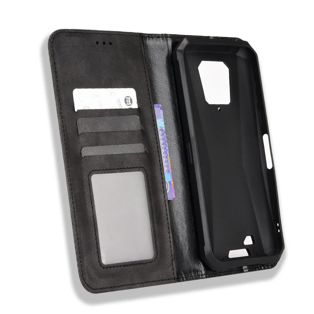 Luxury Flip PU Leather Wallet Case with Magnetic Adsorption
