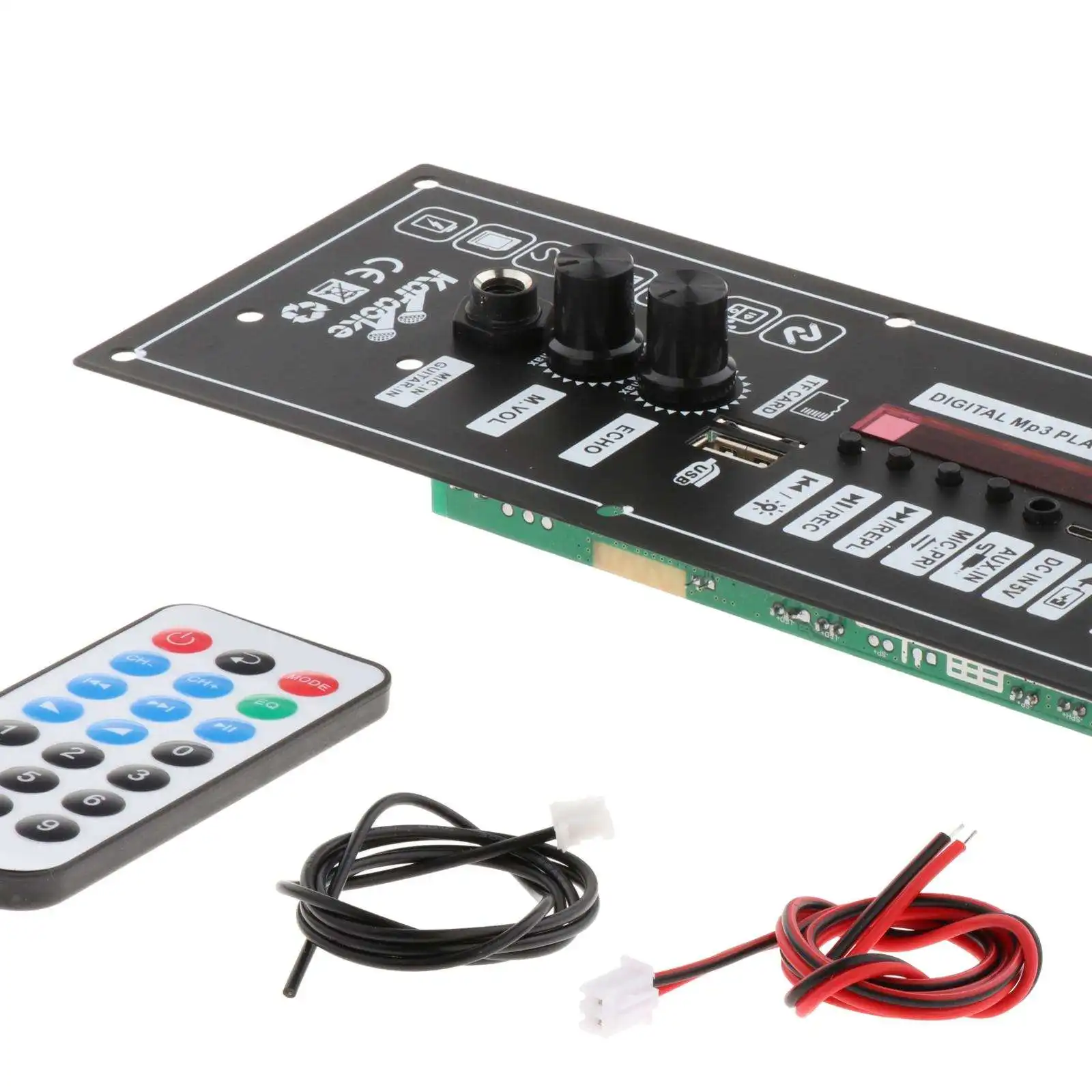 MP3 Amplifier Board 30W Rated 120W Peak USB Digital Display Support MP3 FM TF AV Car Music Accs Lossless Module audio amplifier board