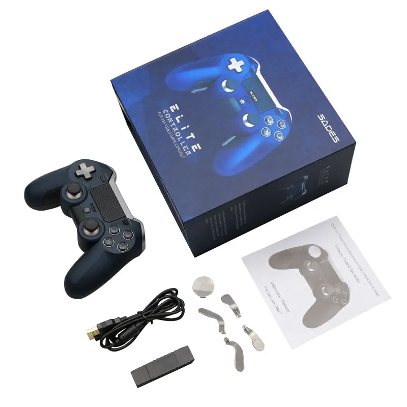 Pаспродажа 2,4G беспроводной для PS4 Геймпад двойной вибрации Элитный игровой контроллер джойстик для PS3 PC игровая видео приставка