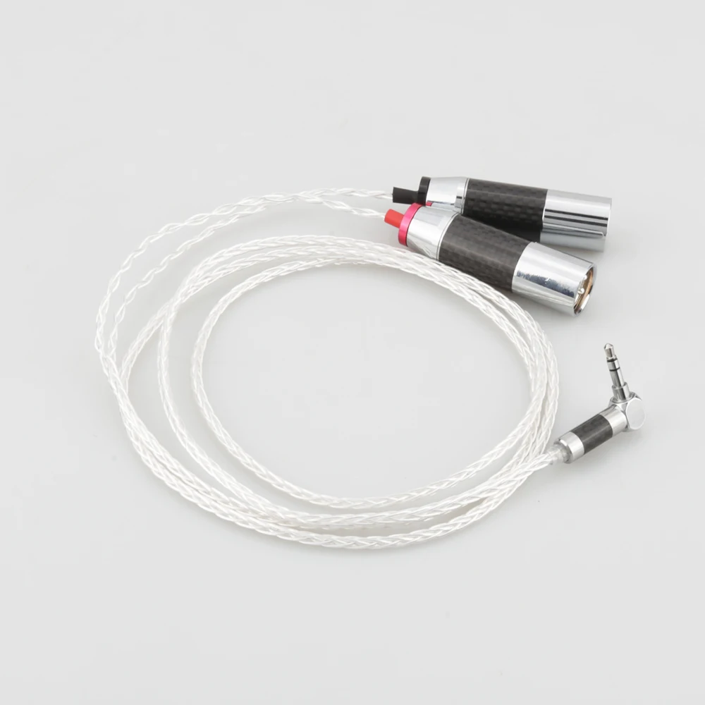 Audiocrast 819AG Audiophile Audio Cable Angled Mini Jack 3 5mm to 2 XLR 3 Pin for PC Headphone Mixer 1 8 3 5 to Dual XLR Cable