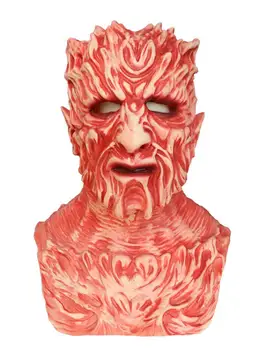 

Halloween Headgear Latex Face Head Cover Prop for Rocky the Demon