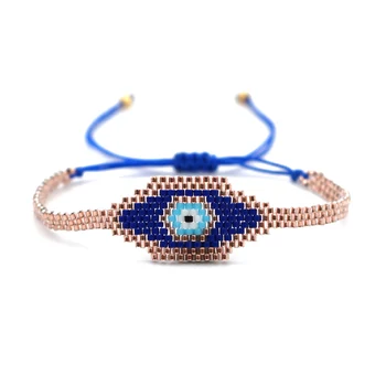 

Go2boho Evil Eye Bracelet For Women Jewelry Miyuki Turkish Eye Bracelets Gift Mexican 2020 Fashion Pulseras Handcrafted