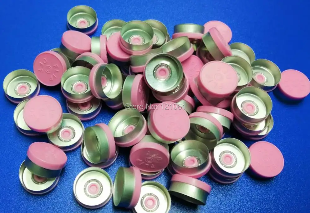 20 мм откидывающийся колпачок, 300 шт./лот, все виды цветных «откидывающихся» колпачков, фармацевтические пробки, откидывающиеся верхние части для обжимного стеклянного флакона - Цвет: Pink