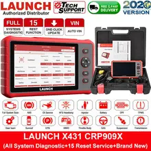 Диагностический сканер LAUNCH X431 CRP909X PRO OBD2, система для диагностики, ECU, DPF, TPMS, PK X431