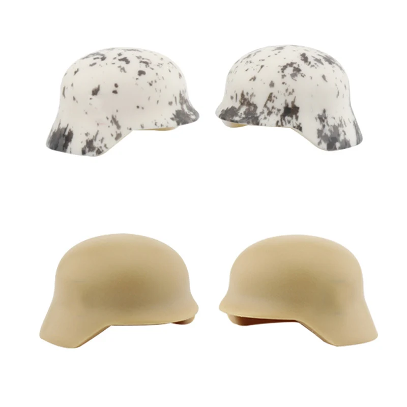 Фигурки солдат армии WW2 аксессуары для военного шлема строительные блоки