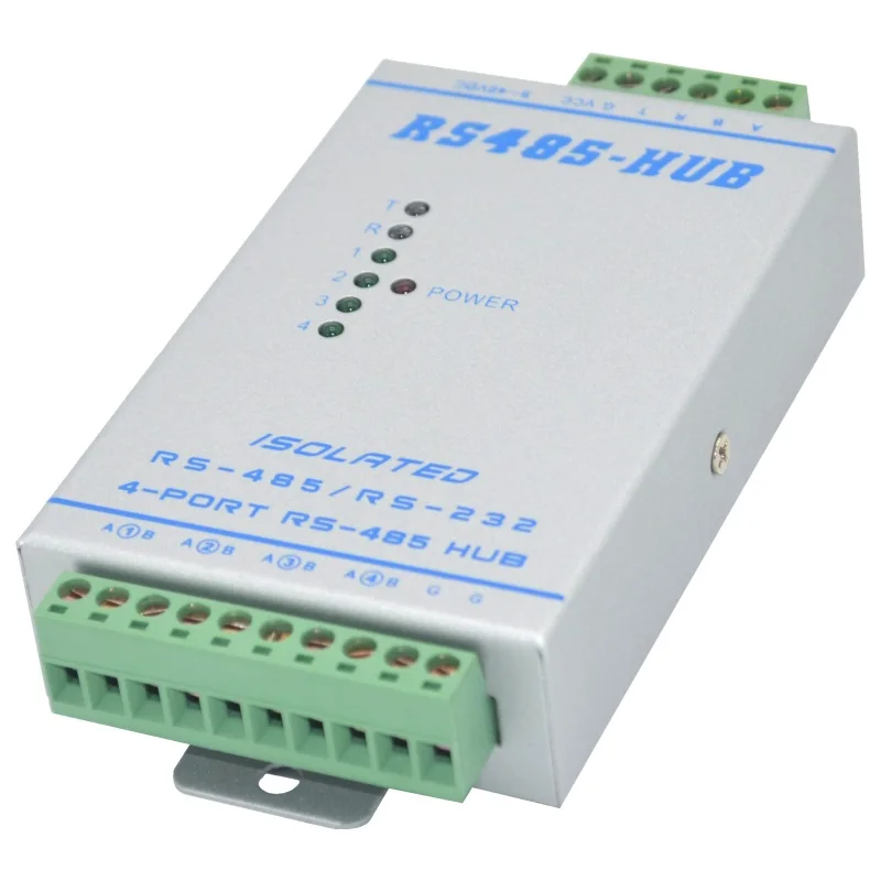 

Lightning protection isolated bidirectional 4-way four-port RS485 hub hub repeater splitter