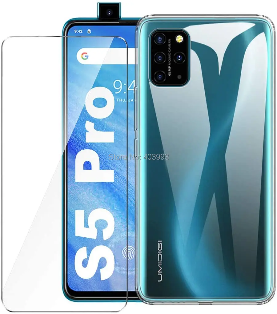 Для UMIDIGI S5 Pro Чехол для роскошный мягкий чехол телефона из ТПУ с закаленным