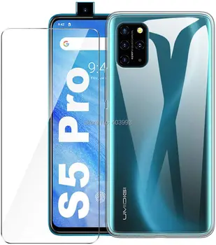 Перейти на Алиэкспресс и купить Для UMIDIGI S5 Pro Чехол для UMIDIGI S5 Pro стекло роскошный мягкий ТПУ чехол для телефона чехол с закаленным стеклом для UMIDIGI S5 Pro