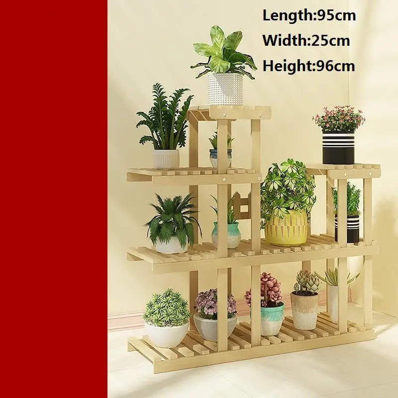 Number 12 Escalera Decorativa Madera Stojaki Saksi Standi садовые полки для растений Stojak Na Kwiaty напольная полка Dekoration подставка для цветов - Цвет: Number 12