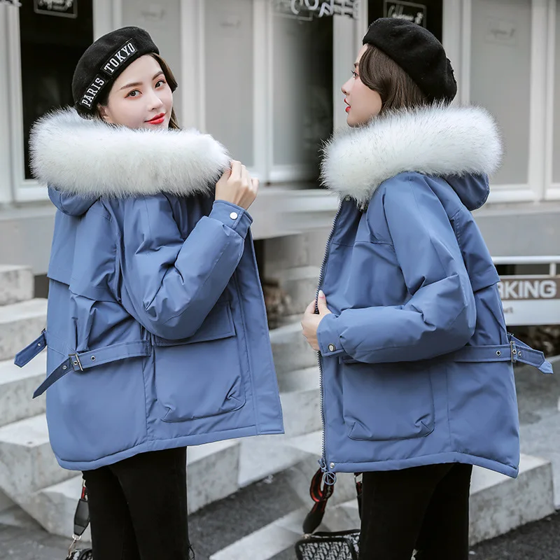 

Off Season 2019 New Style Cotton Coat Women's INS Hong Kong Style Korean-style Loose-Fit BF Versatile Students Trend Thick Cotto