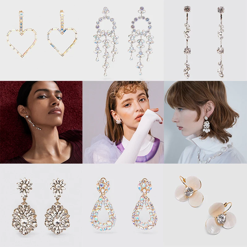 Новые трендовые серебряные серьги капли в форме сердца Фламинго ZA Женские